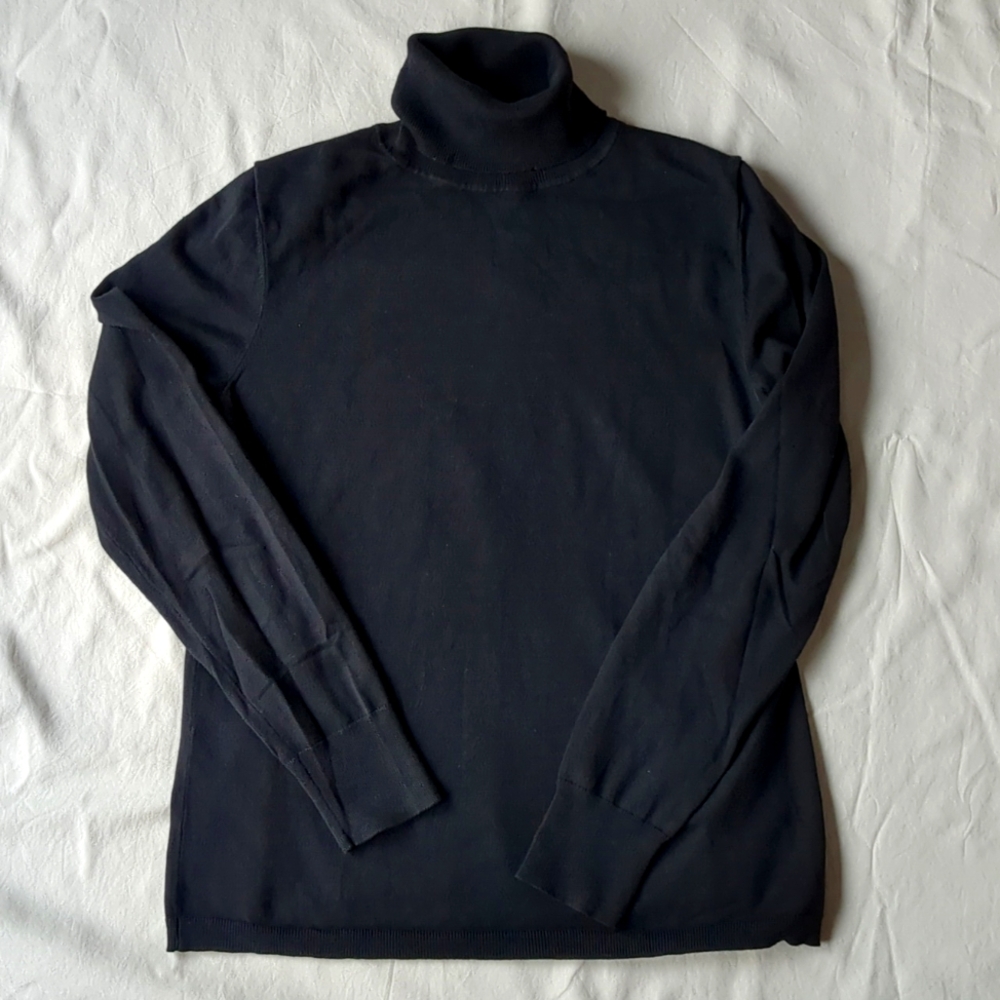 Talbots Black Women's Turtleneck Size M